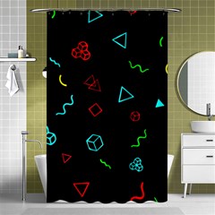 Amoled Shower Curtain 48  X 72  (small)  by kyorashop23