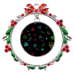 Amoled Metal X mas Wreath Ribbon Ornament