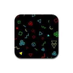 Amoled Rubber Square Coaster (4 Pack) by kyorashop23