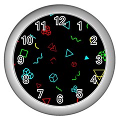 Amoled Wall Clock (silver)