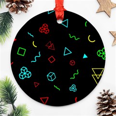 Amoled Round Ornament (two Sides)