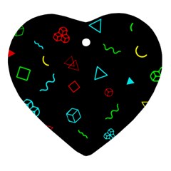 Amoled Heart Ornament (two Sides)