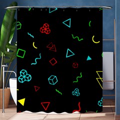 Amoled Shower Curtain 60  X 72  (medium)  by kyorashop23