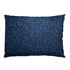 Blue Denim Fabric Pillow Case by kyorashop23