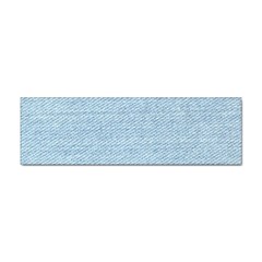 Blue Denim Texture, Macro Sticker Bumper (10 Pack) by kyorashop23