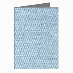 Blue Denim Texture, Macro Greeting Cards (pkg Of 8)