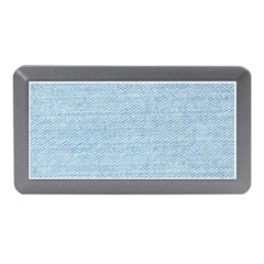 Blue Denim Texture, Macro Memory Card Reader (mini) by kyorashop23