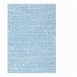 Blue Denim Texture, Macro Large Garden Flag (Two Sides) Front