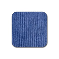 Blue Denim Rubber Coaster (square) by kyorashop23