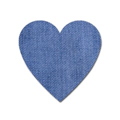 Blue Denim Heart Magnet