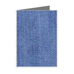 Blue Denim Mini Greeting Card