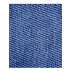 Blue Denim Shower Curtain 60  X 72  (medium)  by kyorashop23