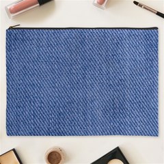 Blue Denim Cosmetic Bag (xxxl) by kyorashop23