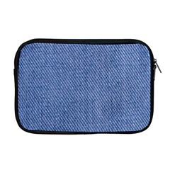 Blue Denim Apple Macbook Pro 17  Zipper Case