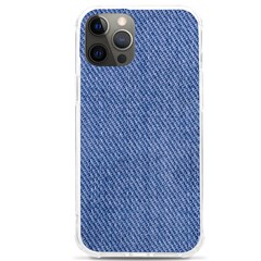 Blue Denim Iphone 12 Pro Max Tpu Uv Print Case by kyorashop23