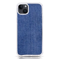 Blue Denim Iphone 14 Plus Tpu Uv Print Case by kyorashop23