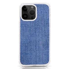 Blue Denim Iphone 14 Pro Max Tpu Uv Print Case by kyorashop23