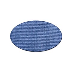 Blue Denim Sticker (oval)