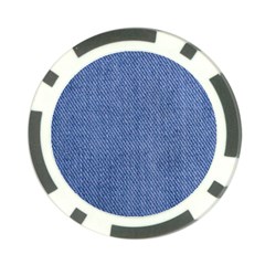 Blue Denim Poker Chip Card Guard