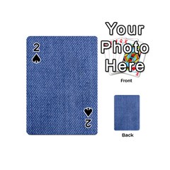 Blue Denim Playing Cards 54 Designs (mini)