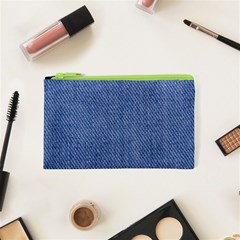 Blue Denim Cosmetic Bag (xs) by kyorashop23