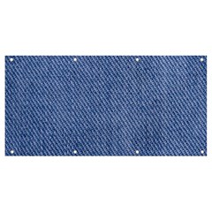 Blue Denim Banner And Sign 8  X 4  by kyorashop23