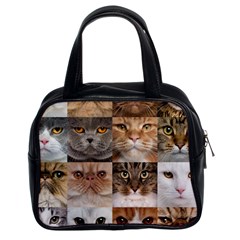 Breeds Of Cats Collage Classic Handbag (two Sides) by kyorashop23