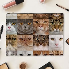 Breeds Of Cats Collage Cosmetic Bag (xl) by kyorashop23