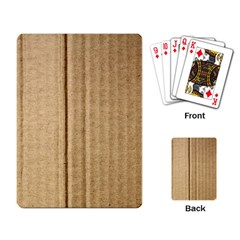 Brown Cardboard Texture Macro, Cardboard, Cardboard Playing Cards Single Design (rectangle)