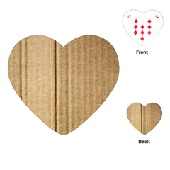 Brown Cardboard Texture Macro, Cardboard, Cardboard Playing Cards Single Design (heart)