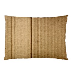 Brown Cardboard Texture Macro, Cardboard, Cardboard Pillow Case by kyorashop23