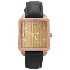 Brown Cardboard Texture Macro, Cardboard, Cardboard Rose Gold Leather Watch  by kyorashop23