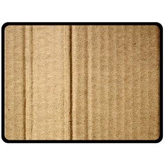 Brown Cardboard Texture Macro, Cardboard, Cardboard Two Sides Fleece Blanket (large) by kyorashop23