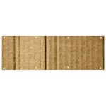 Brown Cardboard Texture Macro, Cardboard, Cardboard Banner and Sign 9  x 3  Front