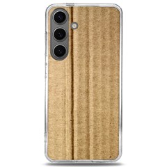 Brown Cardboard Texture Macro, Cardboard, Cardboard Samsung Galaxy S24 6 2 Inch Tpu Uv Case