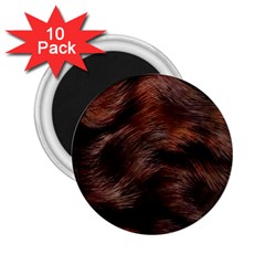 Brown Wool Texture 2 25  Magnets (10 Pack)  by kyorashop23