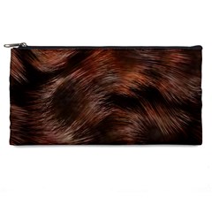 Brown Wool Texture Pencil Case by kyorashop23