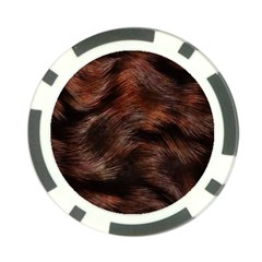 Brown Wool Texture Poker Chip Card Guard (10 Pack) by kyorashop23