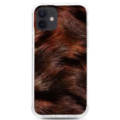 Brown Wool Texture Iphone 12/12 Pro Tpu Uv Print Case by kyorashop23