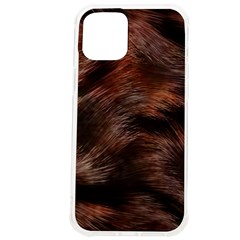 Brown Wool Texture Iphone 12 Pro Max Tpu Uv Print Case by kyorashop23