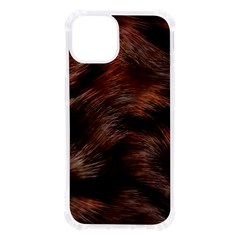 Brown Wool Texture Iphone 13 Tpu Uv Print Case by kyorashop23