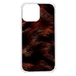 Brown Wool Texture iPhone 13 Pro Max TPU UV Print Case Front