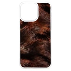 Brown Wool Texture Iphone 15 Plus Tpu Uv Print Case by kyorashop23