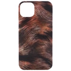 Brown Wool Texture Iphone 15 Pro Black Uv Print Pc Hardshell Case by kyorashop23