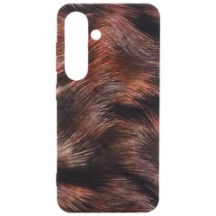 Brown Wool Texture Samsung Galaxy S24 6 2 Inch Black Tpu Uv Case