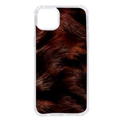 Brown Wool Texture Iphone 14 Plus Tpu Uv Print Case by kyorashop23