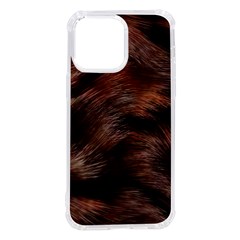 Brown Wool Texture Iphone 14 Pro Max Tpu Uv Print Case by kyorashop23