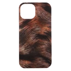 Brown Wool Texture Iphone 15 Plus Black Uv Print Pc Hardshell Case by kyorashop23