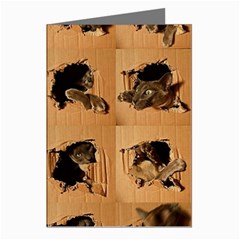 Carton, Brown Greeting Cards (pkg Of 8)