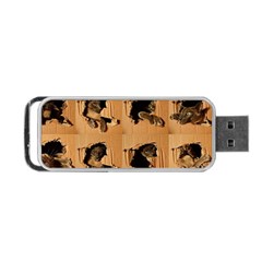 Carton, Brown Portable Usb Flash (two Sides) by kyorashop23